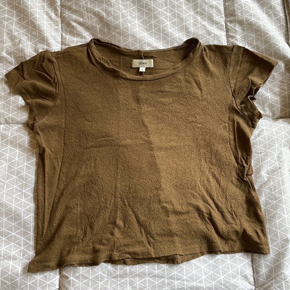 Ozma Lou tee in Coffee
